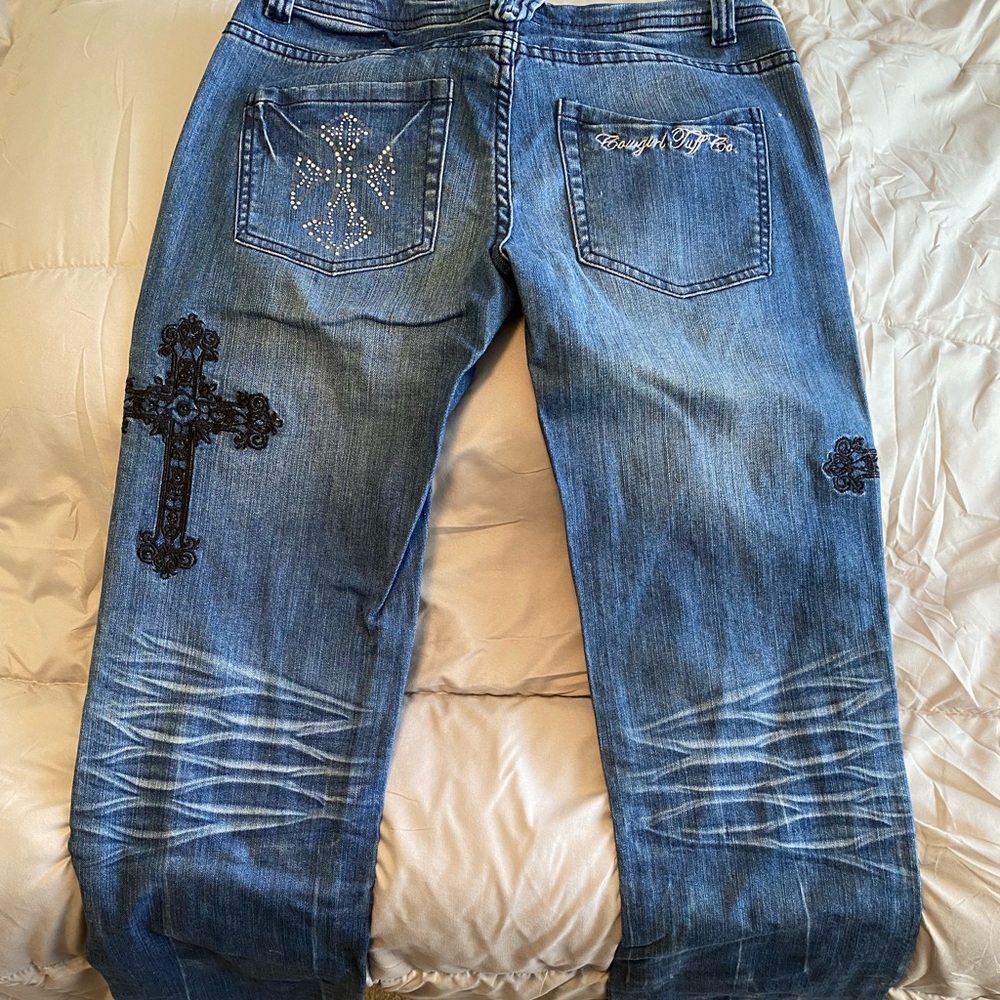 Cowgirl Tuff Black Cross Jean W27 L31